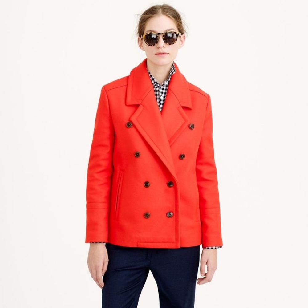 J. Crew Melton Wool Coat